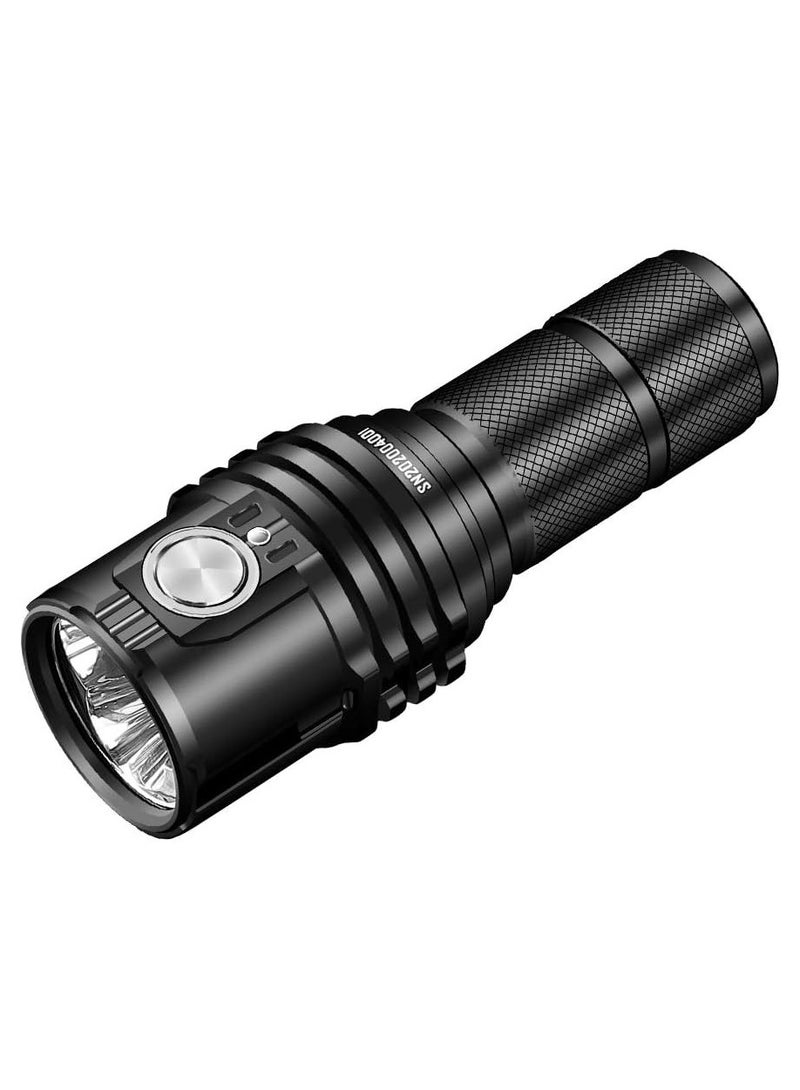MS03 Tactical Flashlight 13000 Lumens LED Flashlight Uses 3 Pcs CREE XHP70 LEDs  Powerful Handlight for Camping