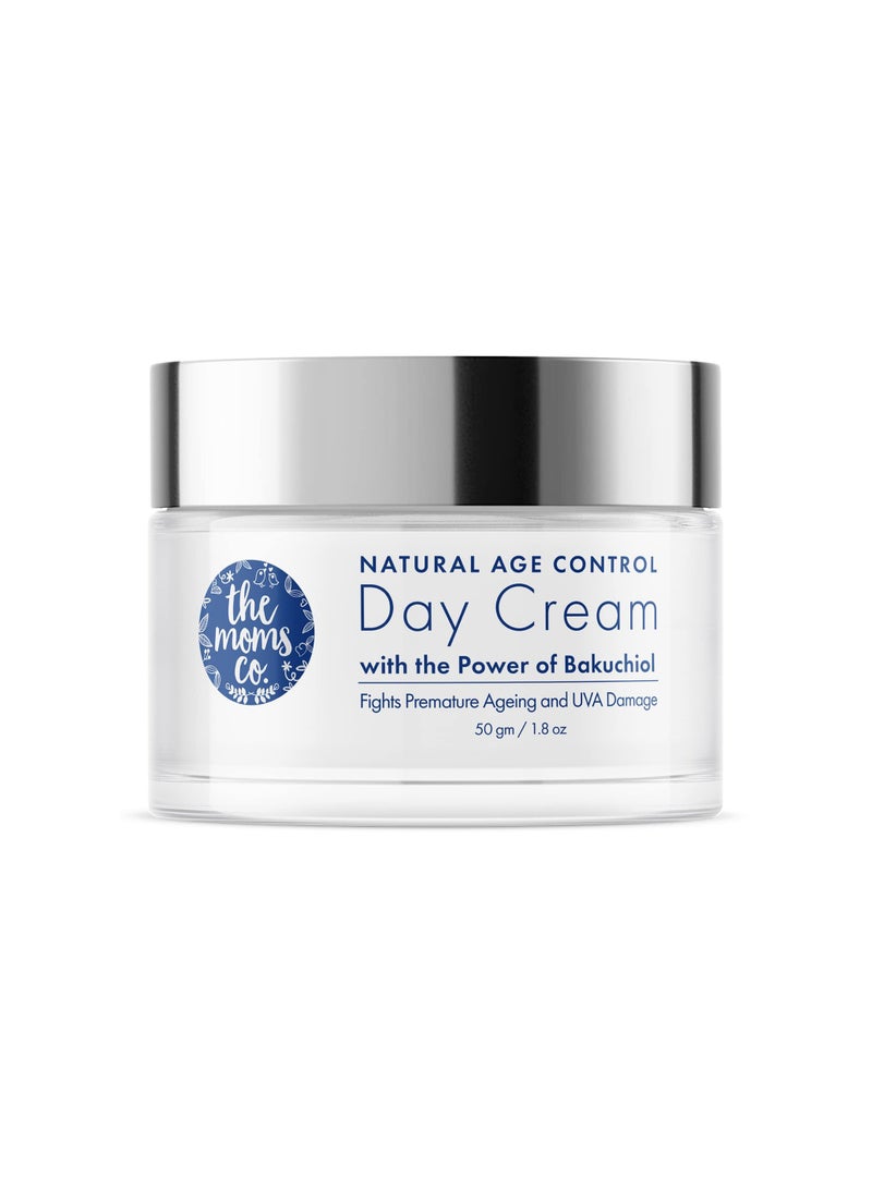 The Moms Co. Natural Age Control Day Face Cream for Women Men With Bakuchiol