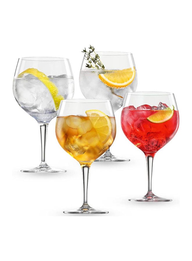 4-Piece Royal Leerdam Gin And Tonic Cocktail Glass Set 650ml
