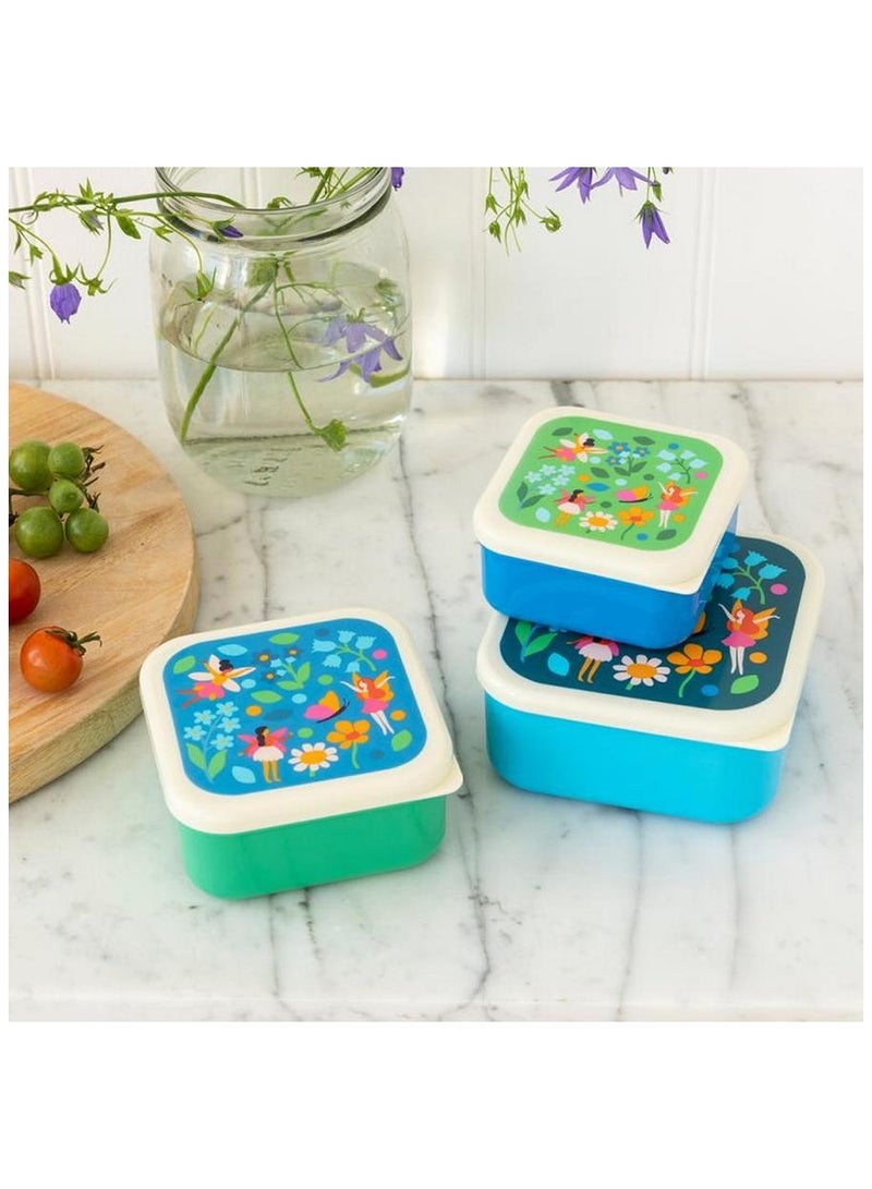 Fairies In The Garden Snack Boxes Set Of 3