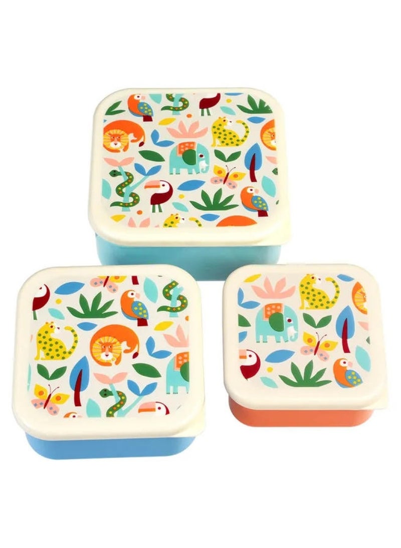 Wild Wonders Snack Pots Set Of 3