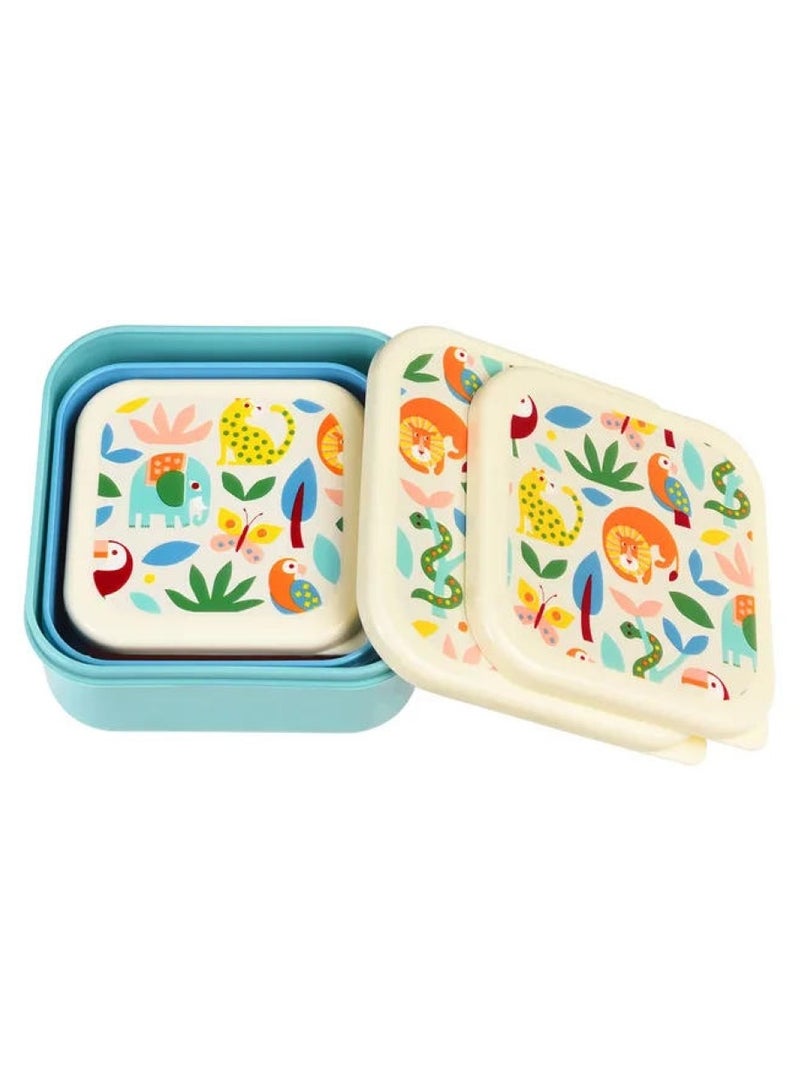 Wild Wonders Snack Pots Set Of 3