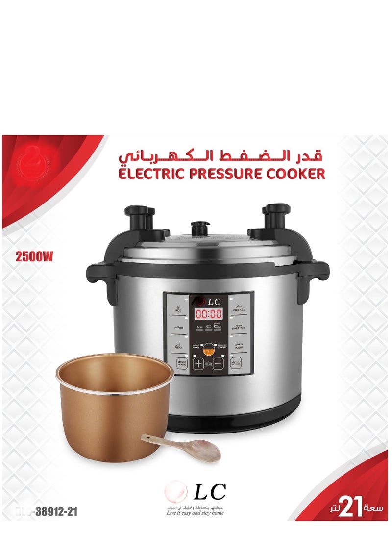 Electric Pressure Cooker 21L 2500W