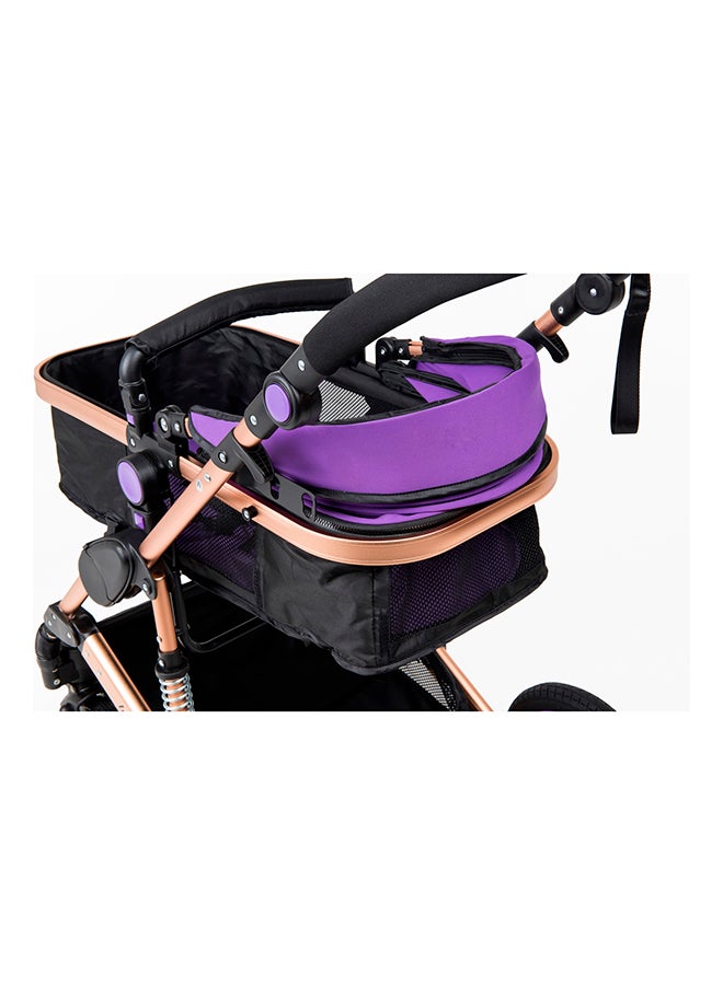 6 Purple - 3 In 1 Classic Pram
