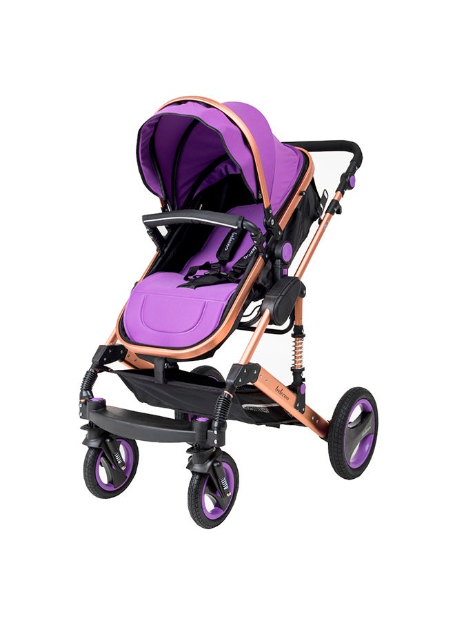 6 Purple - 3 In 1 Classic Pram