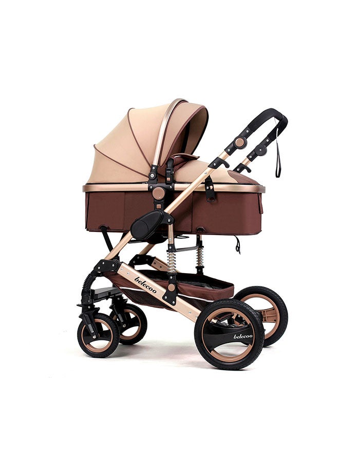 6 Khaki - 3 In 1 Classic Pram