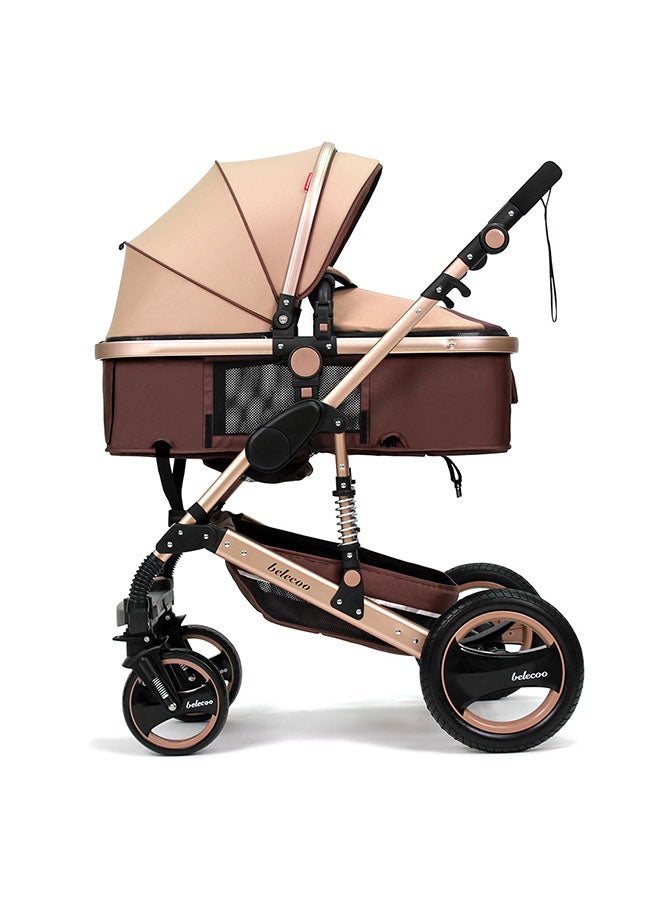 6 Khaki - 3 In 1 Classic Pram