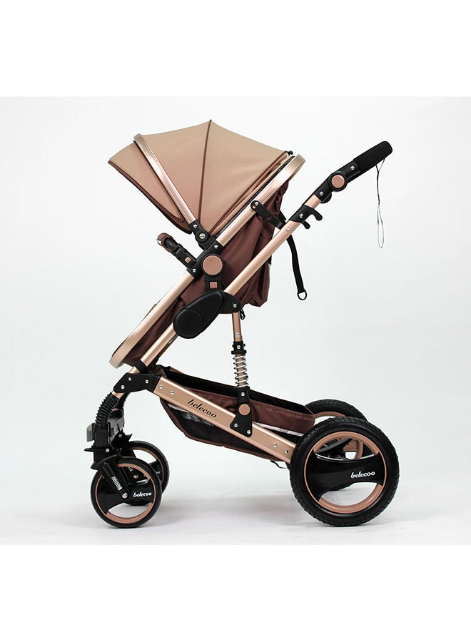 6 Khaki - 3 In 1 Classic Pram