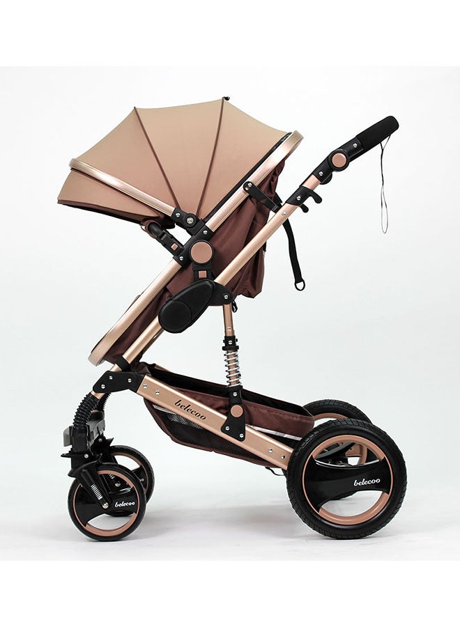 6 Khaki - 3 In 1 Classic Pram