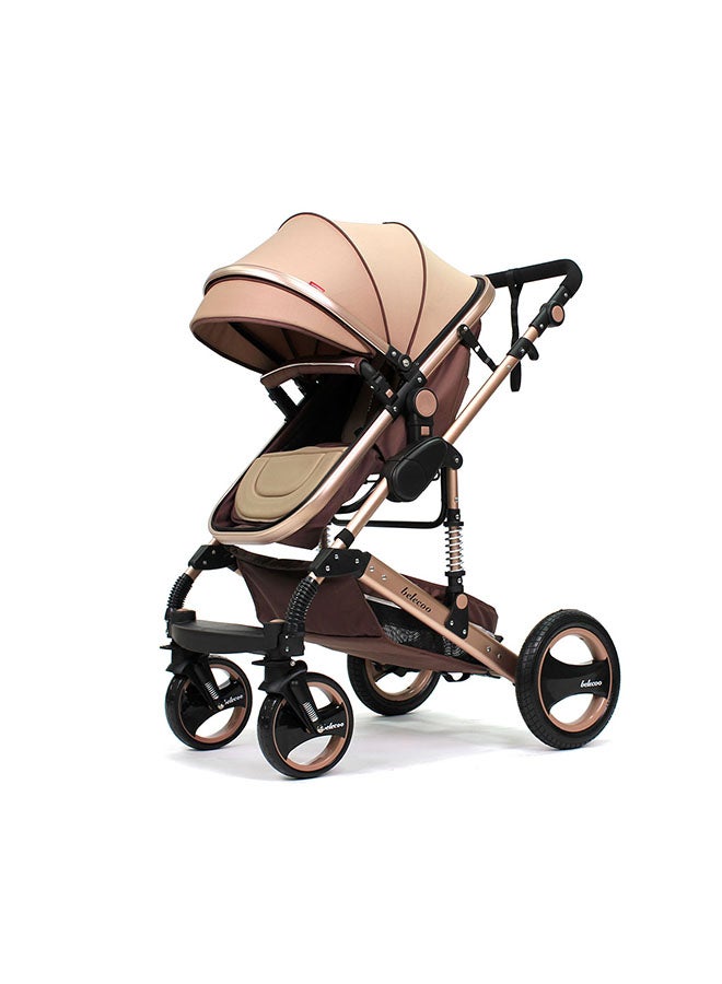 6 Khaki - 3 In 1 Classic Pram