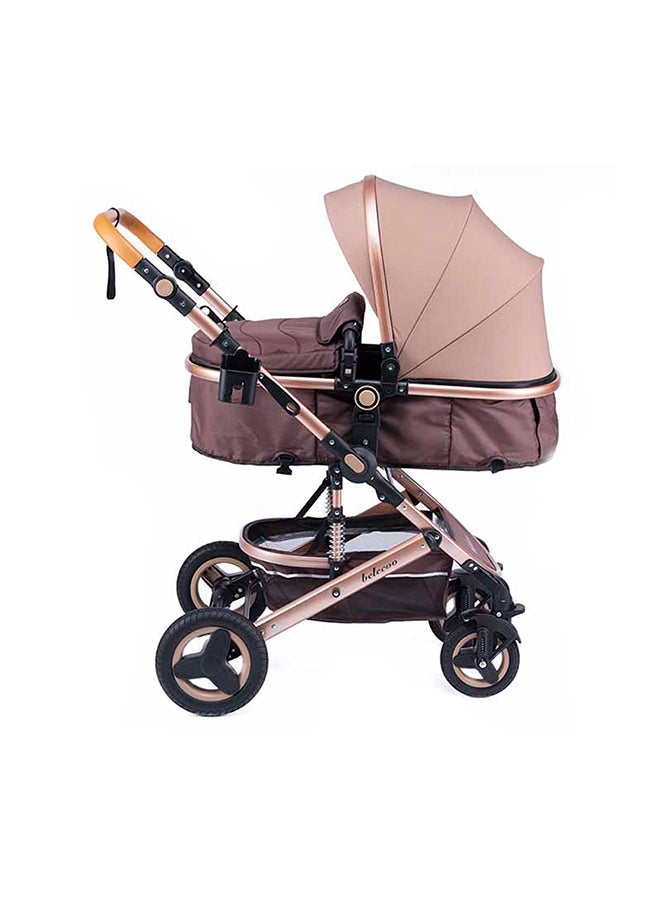 5 Khaki - 3 In 1 Lite Pram