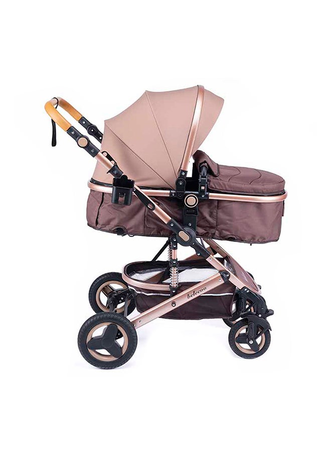 5 Khaki - 3 In 1 Lite Pram