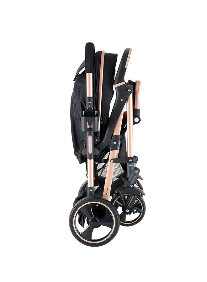 Belecoo Urban Lux 3 City Stroller – Bold Red | Sleek, Foldable & Travel-Ready