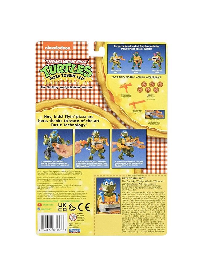 Teenage Mutant Ninja Turtles: Original Classic Pizza Tossin' Leonardo Figure