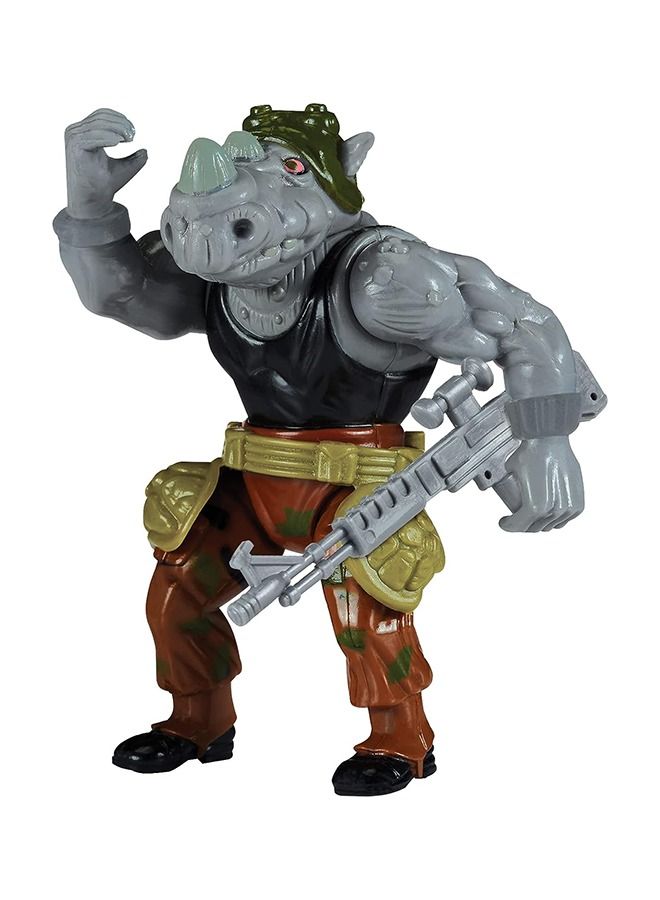 Teenage Mutant Ninja Turtles: 4” Original Classic Rocksteady Basic Figure