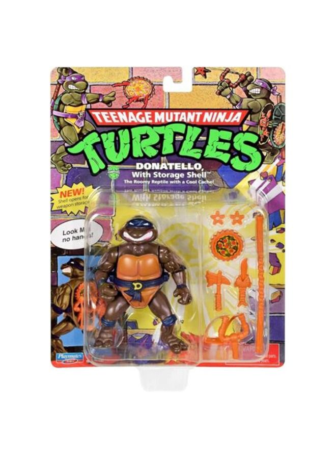 Teenage Mutant Ninja Turtles: 4” Original Classic Storage Shell Donatello Basic Figure