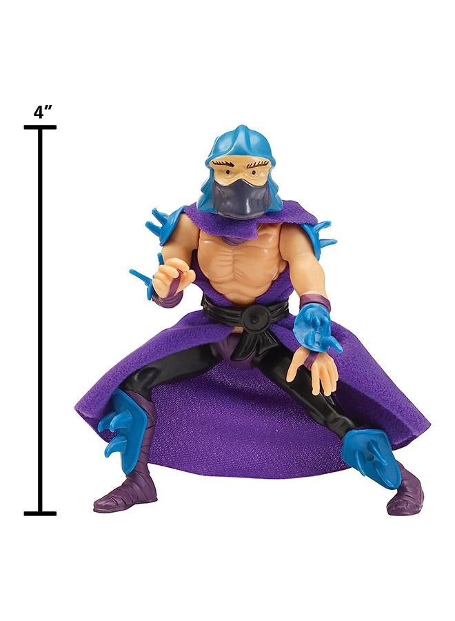 Teenage Mutant Ninja Turtles: 4” Original Classic Shredder Basic Figure
