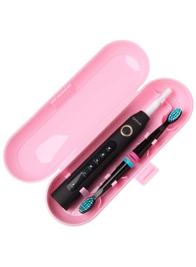 Plastic Electric Toothbrush Travel Case For Fairywill Teetheory Seago Dnsly Series Sonic Electric Toothbrush Pink
