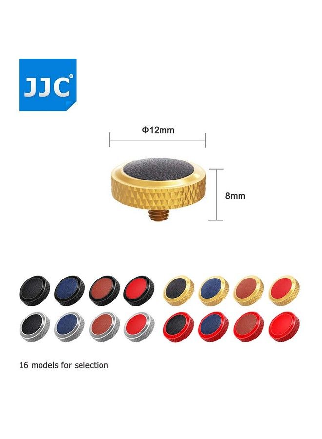 Soft Camera Shutter Release Button Cap For Fujifilm Fuji Xt30 Ii Xt30Ii Xt20 Xt10 Xe4 Xt4 Xt3 Xpro3 Xpro2 Xpro1 X100V X100F X100S Xe3 For Sony Rx10 Iv Iii Rx1Rii Rx1R Rx1 Golden Black