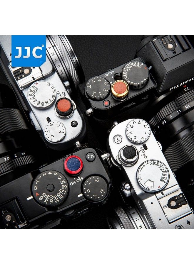 Soft Camera Shutter Release Button Cap For Fujifilm Fuji Xt30 Ii Xt30Ii Xt20 Xt10 Xe4 Xt4 Xt3 Xpro3 Xpro2 Xpro1 X100V X100F X100S Xe3 For Sony Rx10 Iv Iii Rx1Rii Rx1R Rx1 Golden Black