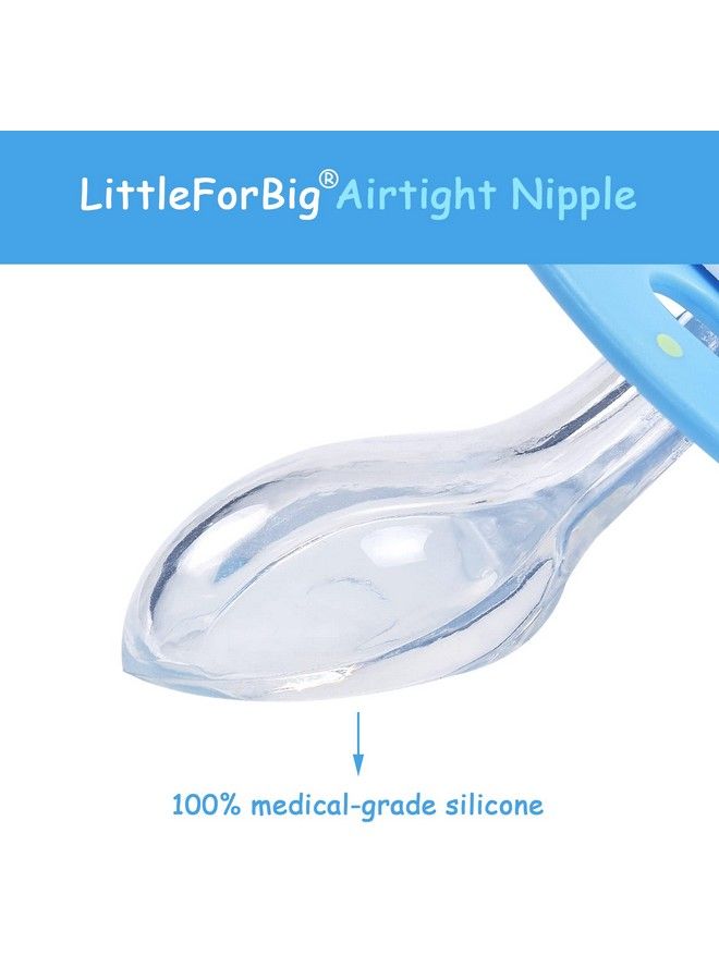 Bigshield Generationii Adult Sized Pacifier Baby Cuties Pattern Blue Kitty