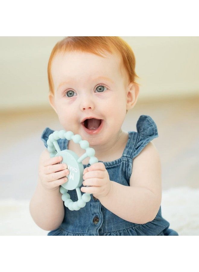 Happy Teether Soft & Easy Grip Teething Ring Perfect For Babies And Teething Toys To Help Soothe Gums Nontoxic Bpa Free Silicone Teether Main Character