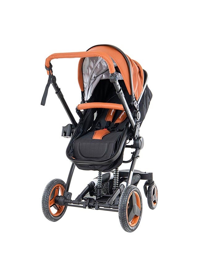 8 Khaki - 4 In 1 Luxury Travel System