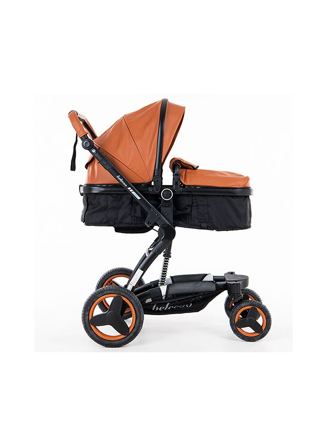 8 Khaki - 4 In 1 Luxury Travel System