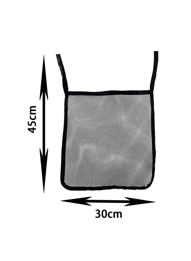 2 Pack Portable Stroller Hanging Bag Baby Stroller Organizer Bag Multifunctional Large Capacity Storage Container Bag For Diaper Bottle Toy Stroller Hanging Storage Net Bag
