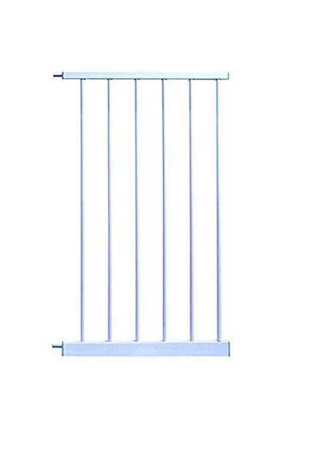 45Cm Baby Safety Gate Metal Extension Suitable For Staircase And Doorways White