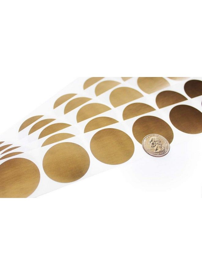 1.5 Inch Gold Round Scratch Off Stickers 500 Roll Easy Scratch And Diy For Small Business Promo Code Ticket Games Crafts Invitations Pregnancy Announcements Gender Reveal Bridal Shower