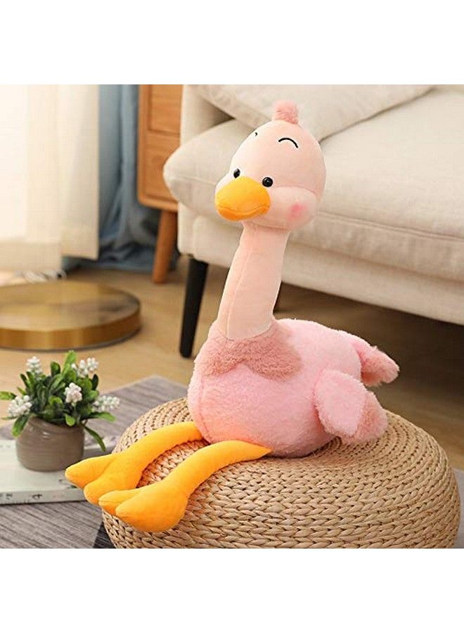Cute Ostrich Soft Stuffed Plush Toy For Kids Birthday Gifts (Color: Pink Size 35 Cm)