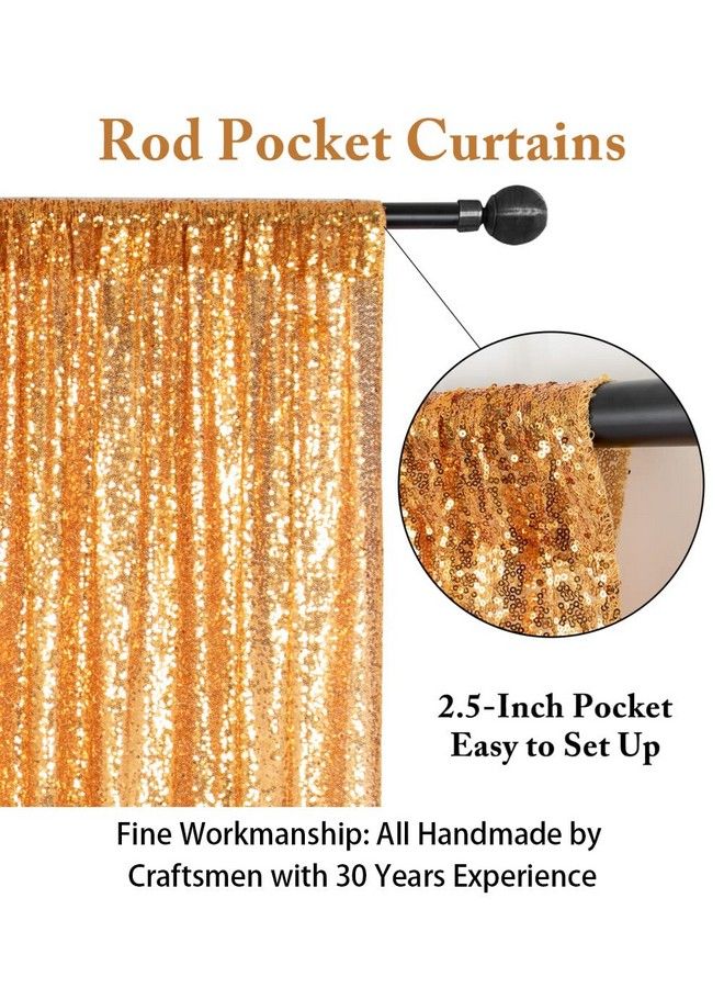 7Ftx7Ft Gold Shimmer Sequin Fabric Photography Backdrop