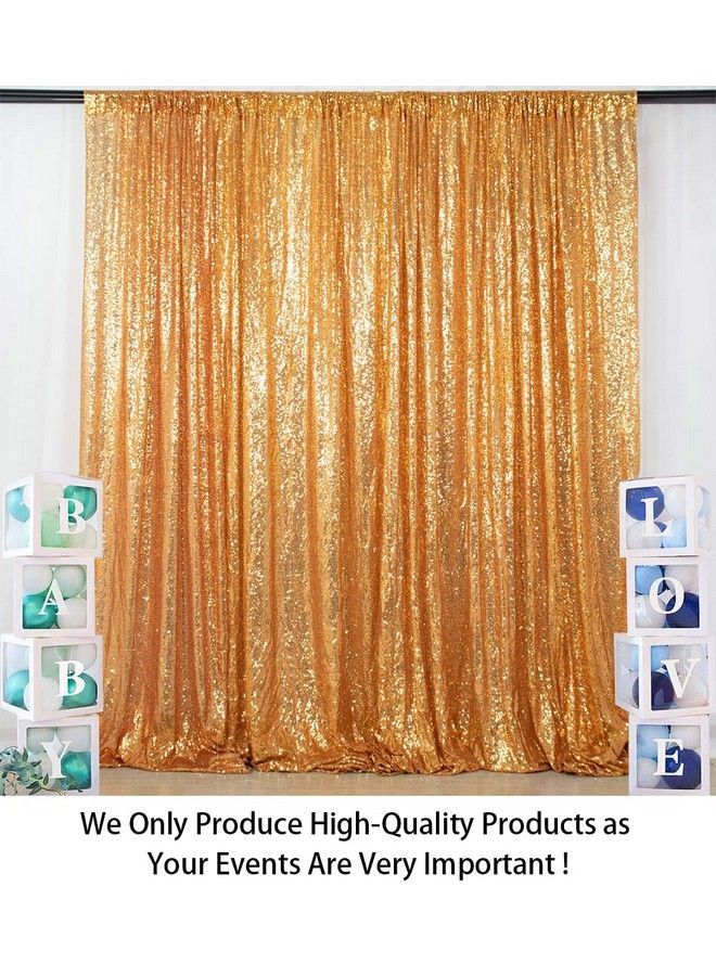 7Ftx7Ft Gold Shimmer Sequin Fabric Photography Backdrop