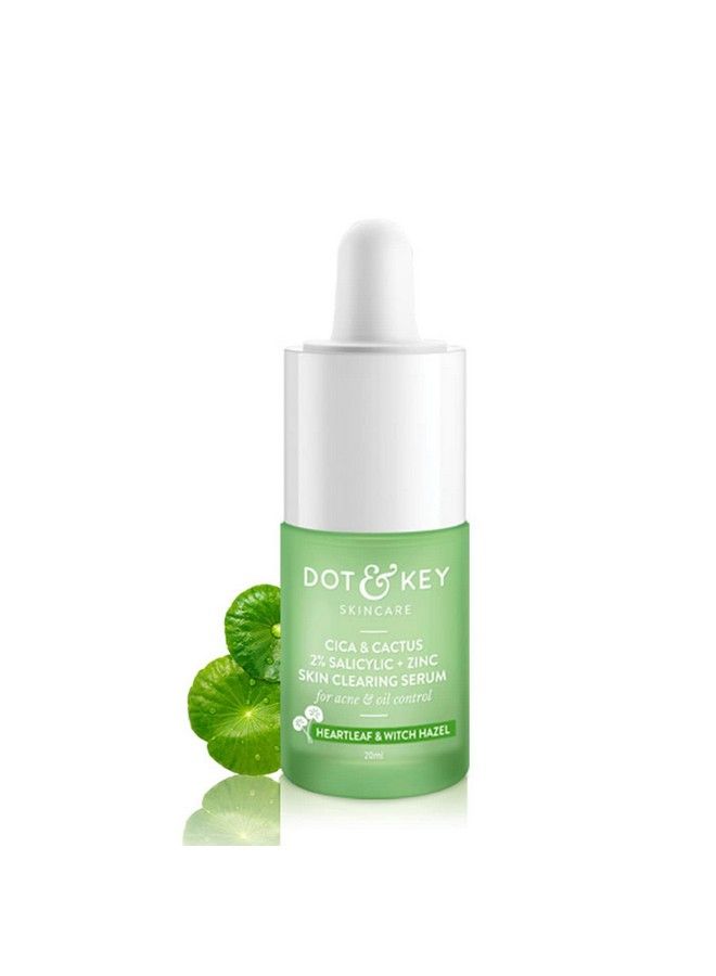 2% Salicylic Acid + Cica Anti Acne Face Serum With Zinc For Oily Acne Prone Skin (20 Ml)