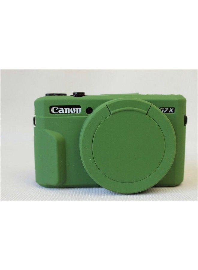 G7 X Mark Ii Case Bolinus Fullbody Ultrathin Lightweight Rubber Soft Silicone Case Bag Cover For Canon Powershot G7 X Mark Ii Green