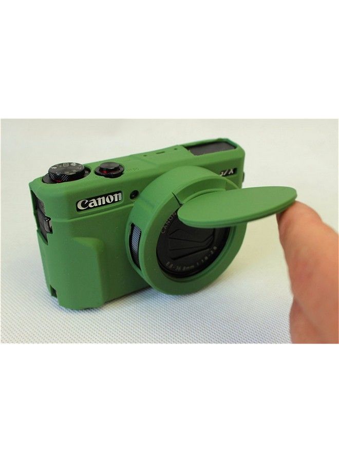 G7 X Mark Ii Case Bolinus Fullbody Ultrathin Lightweight Rubber Soft Silicone Case Bag Cover For Canon Powershot G7 X Mark Ii Green