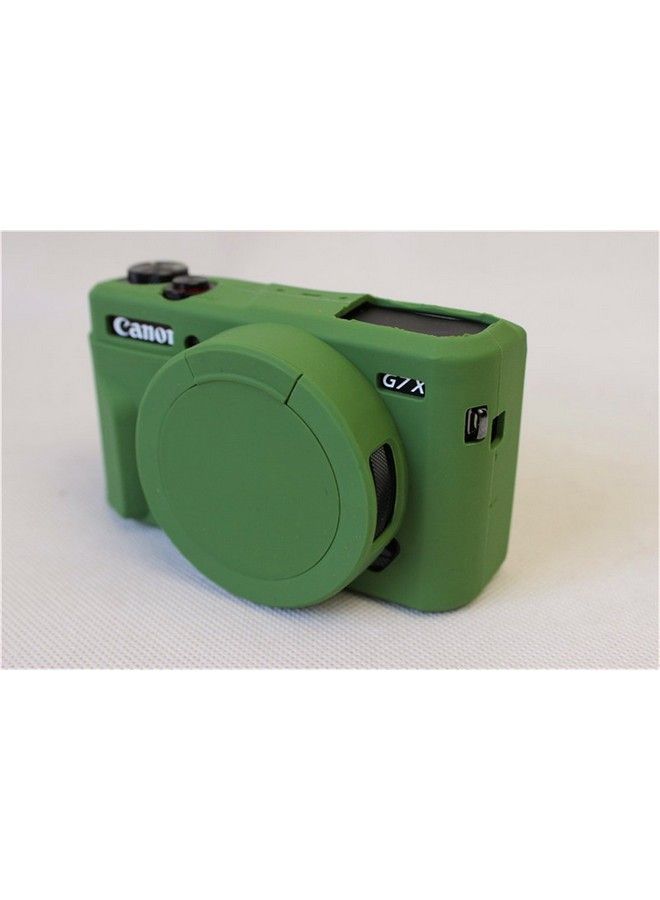 G7 X Mark Ii Case Bolinus Fullbody Ultrathin Lightweight Rubber Soft Silicone Case Bag Cover For Canon Powershot G7 X Mark Ii Green