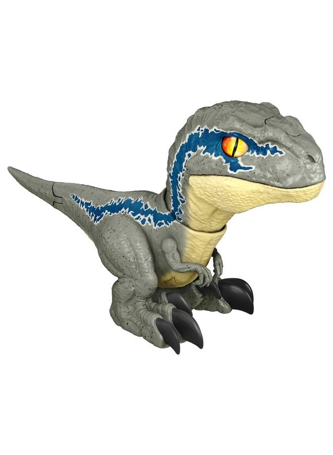 Jurassic World Toys Dominion Uncaged Rowdy Roars Velociraptor Beta Dinosaur Action Figure Toy Gift With Interactive Motion And Sound Touch Response