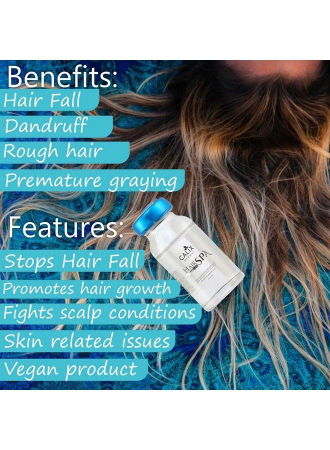 Organic Hair Growth Oil Ayurvedic Hairspa For Complete Hair Treatment With Bhringraj Extracts Almond & Amla Oil 8Ml X 6