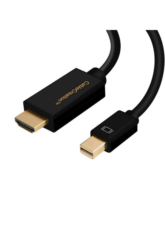 Active Mini Dp To Hdmi Cable 6Ft Mini Displayport (Dp1.2 Thunderbolt) To Hdmi 4K X 2K & 3D Audio Video Eyefinity Multi Screen Compatible With Macbook Pro Imac 1.8 M Black