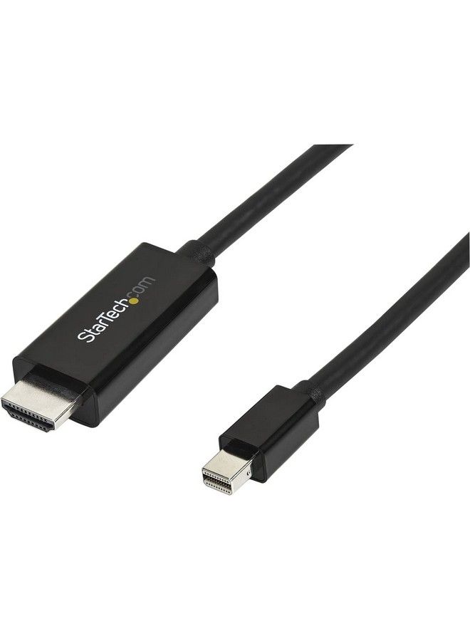 10Ft (3M) Mini Displayport To Hdmi Cable 4K 30Hz Video Mdp To Hdmi Adapter Cable Mini Dp Or Thunderbolt 1 2 Mac Pc To Hdmi Monitor Display Mdp To Hdmi Converter Cord (Mdp2Hdmm3Mb)