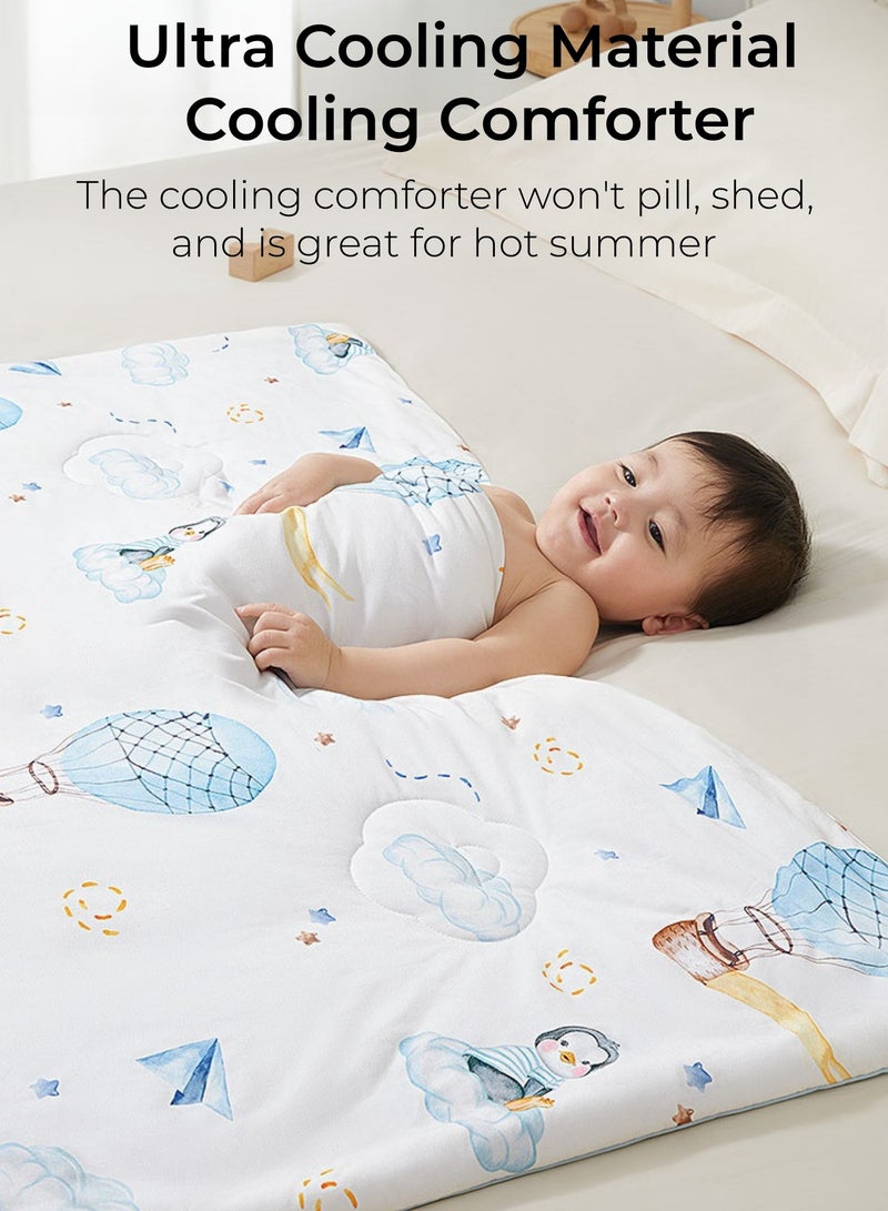 Baby Soft Blanket, 120X150CM, Cooling Comforter Blanket for Baby Toddler Kids Sleeping, Nap, Travel