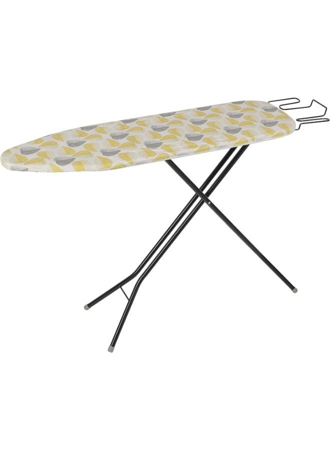 Royalford Mesh Top Ironing Board- RF12002 Heat Resistant Cotton Cover with Foam Pads and Adjustable Height Mechanism Foldable and Easy to Store