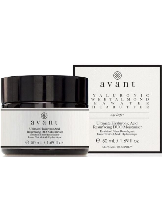 ULTIMATE HYALURONIC ACID RESURFACING DUO MOISTURISER