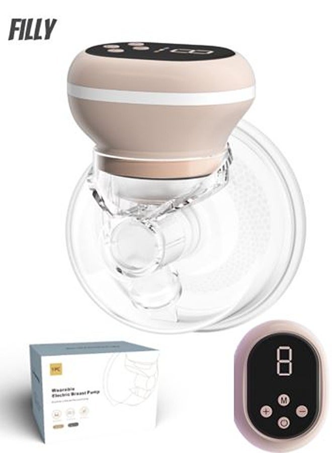 Electric Breast Milk Pump BPA Free Silicone Wearable Milk Extractor Painless Hands free Breast Pump Electric 1600mAh