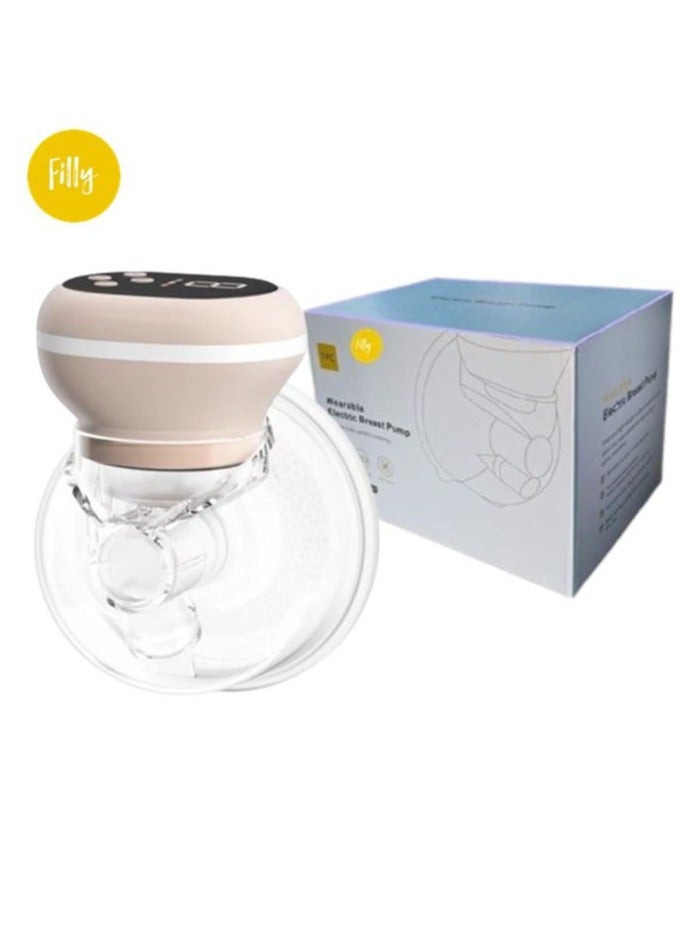 BPA Free Silicone Wearable Electric Breast Milk Pump 1600mAh