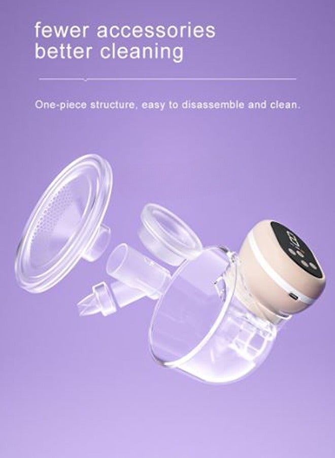 BPA Free Silicone Wearable Electric Breast Milk Pump 1600mAh