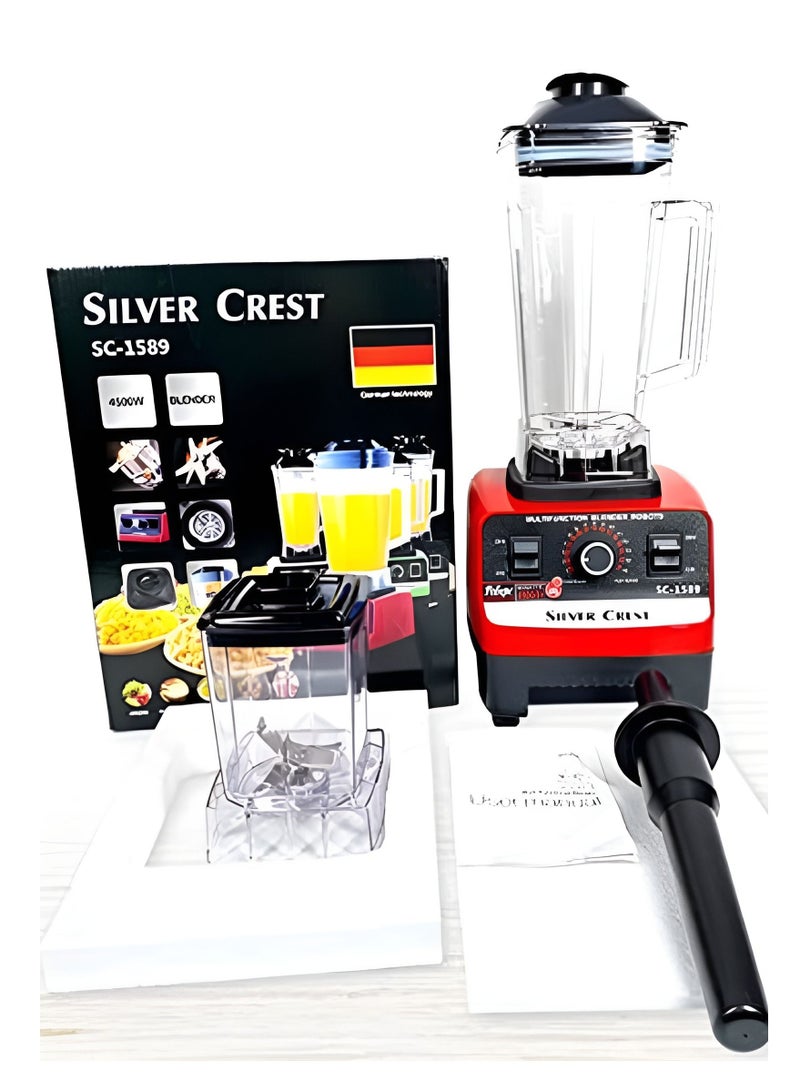 Multi Blender Mixer Juicer 4500W Food Process Smart 15 Timer Speed Quick Arrow Multicolor