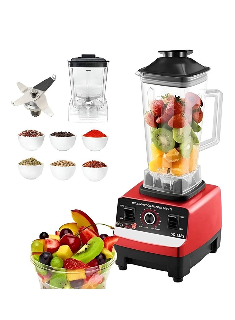 Multi Blender Mixer Juicer 4500W Food Process Smart 15 Timer Speed Quick Arrow Multicolor